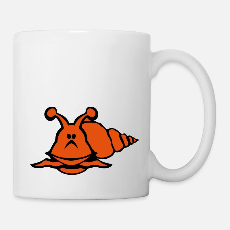bulot dessin coquillage 24 - Mug blanc - blanc