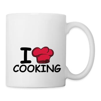 Chefkoch Kochmütze I Love Liebe - Tasse - Weiß - Rechts