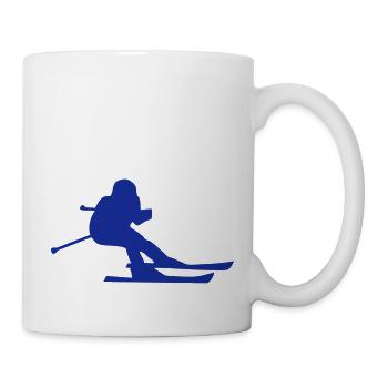 Skilangläufer - Tasse - Weiß - Rechts