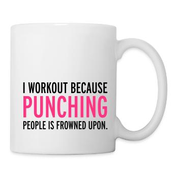 Workout - Mug - white - Right