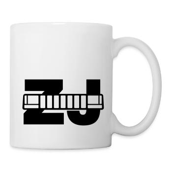 Jeep ZJ grill - Mug - white - Right