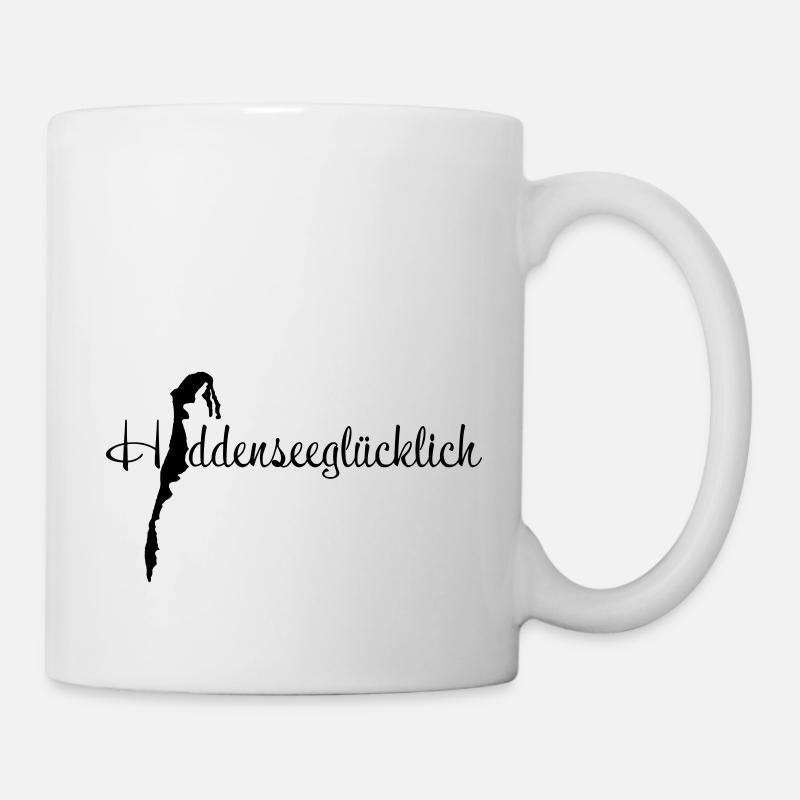 Hiddenseeglücklich klein - Tasse - Weiß
