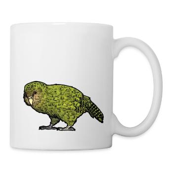 Strigops kakapo 02 - Mug blanc - blanc - Droite