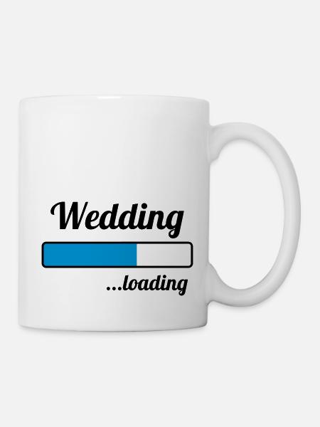 Wedding ...loading - Mug blanc - blanc