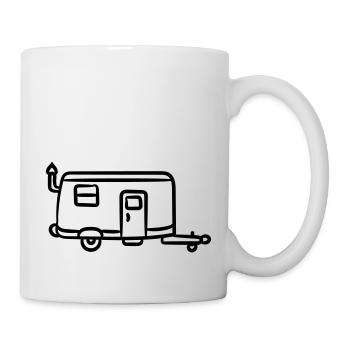 camp , camping, tentes , caravanes , trekking, ran - Mug - white - Right