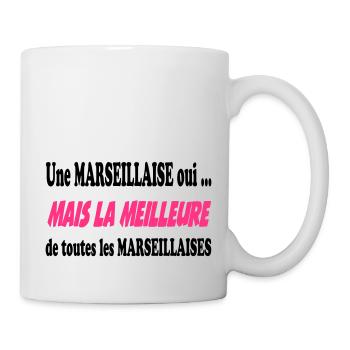 Une marseillaise oui ... - Mug blanc - blanc - Droite