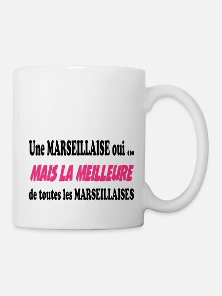 Une marseillaise oui ... - Mug blanc - blanc