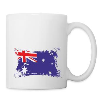 Australian Flag / Flagge Australien / Australia - Tasse - Weiß - Rechts