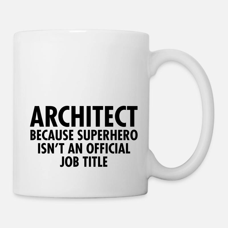 Architect - Superhero - Mug blanc - blanc