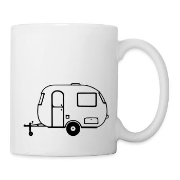 Wohnwagen - Tasse - Weiß - Rechts