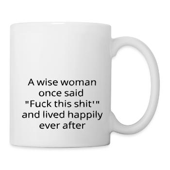 A Wise Woman - Mug - white - Right