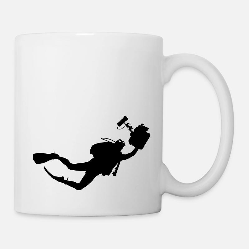 Taucher - Tasse - Weiß
