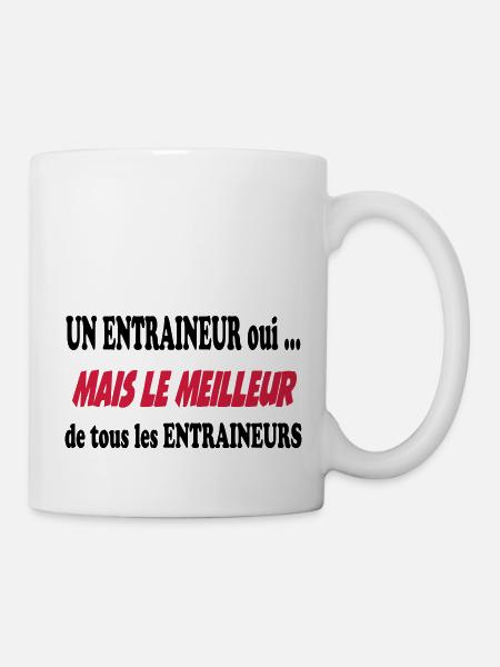 Un entraineur oui ... - Mug blanc - blanc