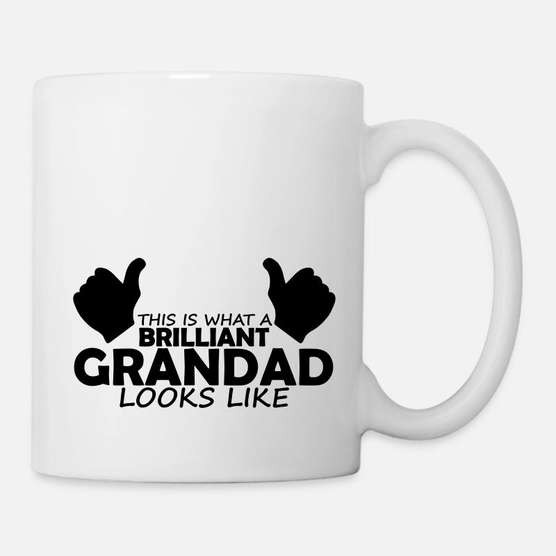 brilliant grandad - Mug - white