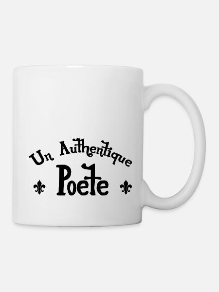 Poésie / Poète / Poètesse / Poème / Littérature - Mug blanc - blanc