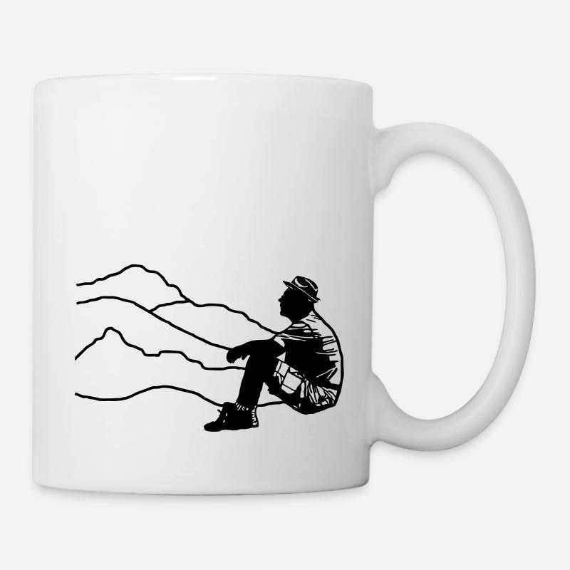 pause randonnée - Mug - white