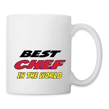 Best chef in the world - Mug blanc - blanc - Droite