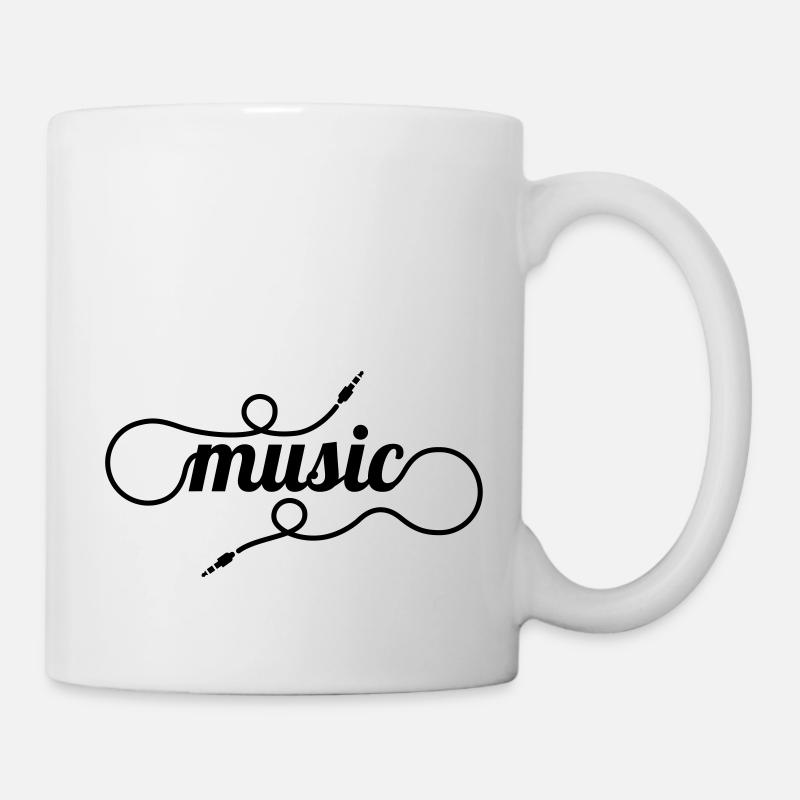 musique - Mug blanc - blanc