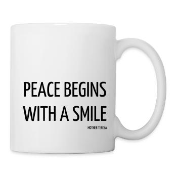 Zitat / Liebe / Leben / Glück / Philosophie - Tasse - Weiß - Rechts