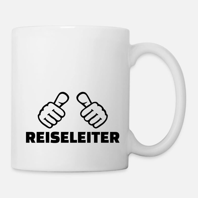Reiseleiter - Tasse - Weiß
