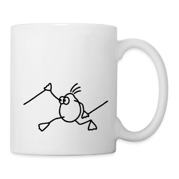 Walking running - Tasse - Weiß - Rechts