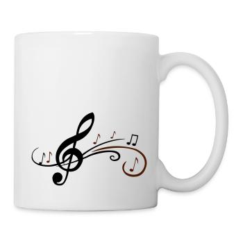 noten_spiel_02 - Mug blanc - blanc - Droite
