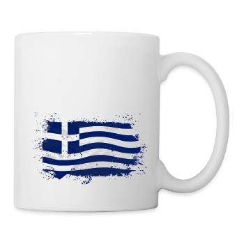 Greece Flag - Tasse - Weiß - Rechts