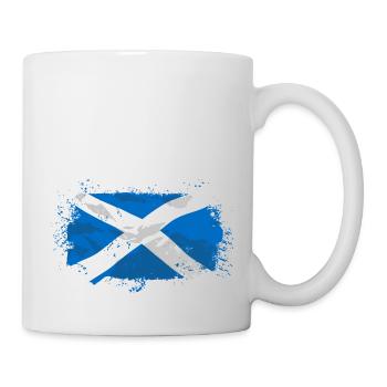 Scotland Flag - Tasse - Weiß - Rechts