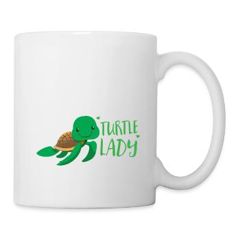 Turtle lady - Mug - white - Right