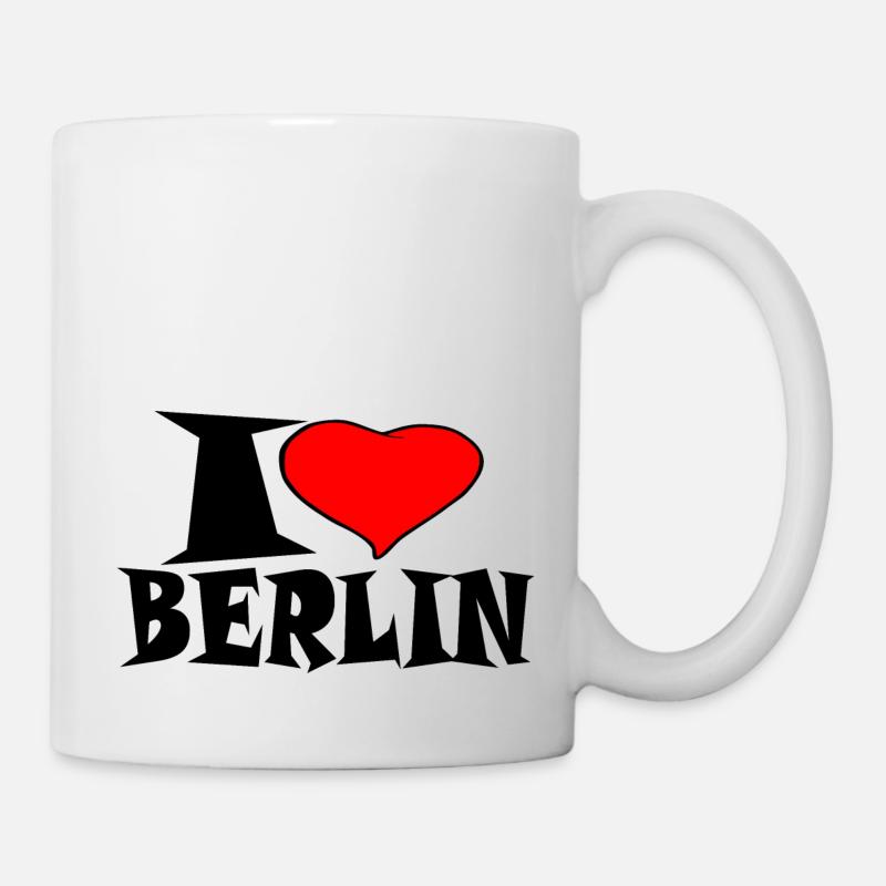 Berlin - Ich Liebe Berlin - Tasse - Weiß