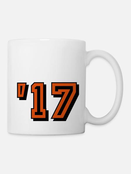 2017 '17 Jahr 2017 - Year 2017 - Tasse - Weiß