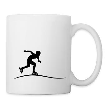 Sport - Inline Skating - Tasse - Weiß - Rechts