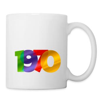 1970 year of birth - Mug - white - Right