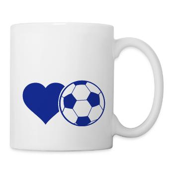 love_soccer_01 - Mug blanc - blanc - Droite