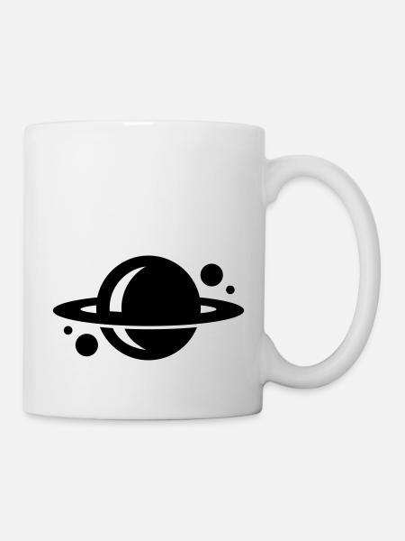 planète - Mug blanc - blanc