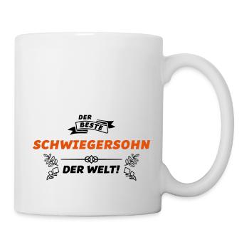 schwiegersohn der beste - Tasse - Weiß - Rechts