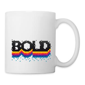 Bold (pixel, lettering) - Mug - white - Right