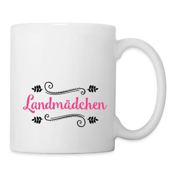 landmaedchen design - Tasse - Weiß - Rechts