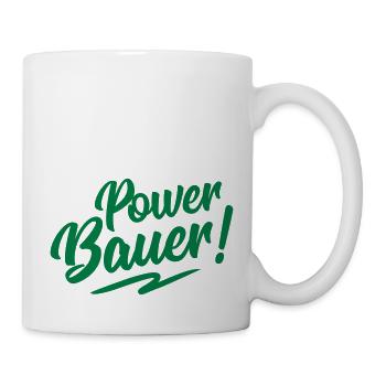 bauer power design - Tasse - Weiß - Rechts