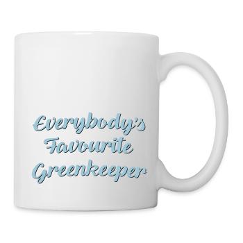 Everybodys favourite greenkeeper funny t - Mug - white - Right