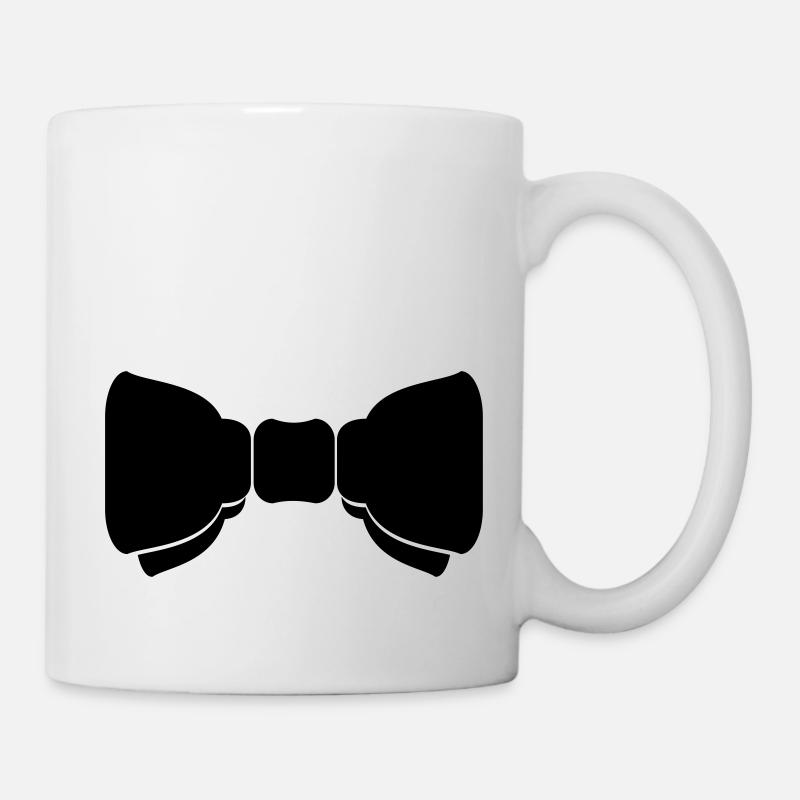 Noeud papillon / noeud papillon (C, 1c) - Mug blanc - blanc