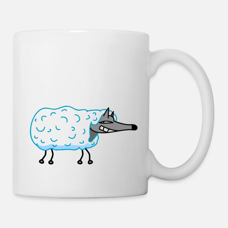 Wolf im Schafspelz - Tasse - Weiß