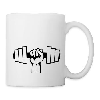 hand lift - Tasse - Weiß - Rechts