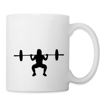 gym girl - Tasse - Weiß - Rechts