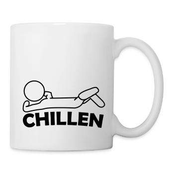 chillen - Tasse - Weiß - Rechts