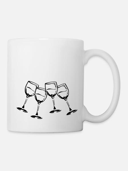 wein glaeser - Tasse - Weiß