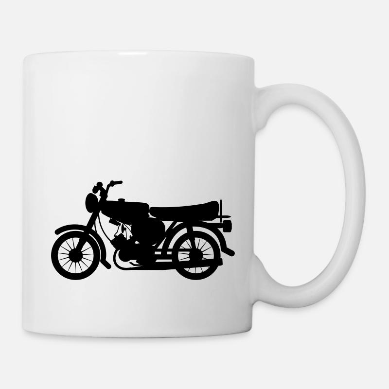 Fahrzeug - Simson - Tasse - Weiß