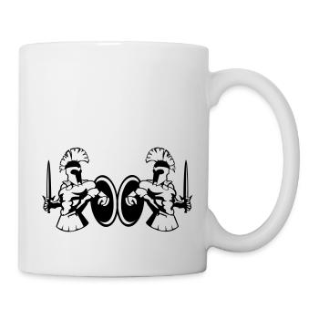 sparta_krieger_001 - Mug blanc - blanc - Droite