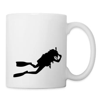 diving Taucher - Tasse - Weiß - Rechts