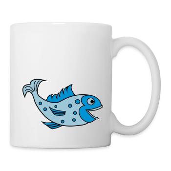 fisch - Mug blanc - blanc - Droite